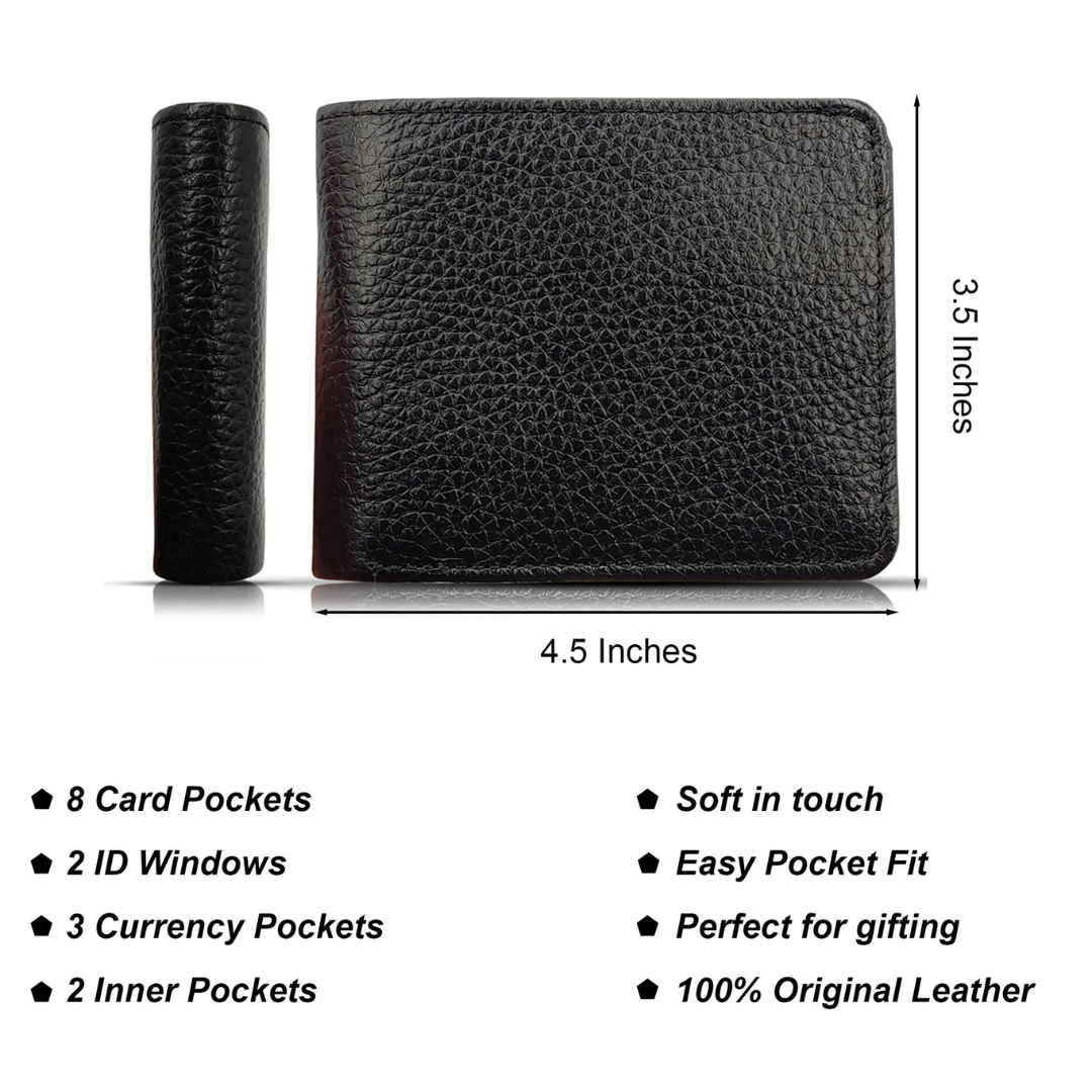 Upgrade Your Pocket 3-in-1 Pure Leather Wallet with 1 Year Guarantee!