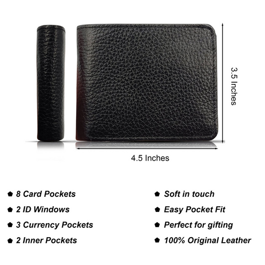 Upgrade Your Pocket 3-in-1 Pure Leather Wallet with 1 Year Guarantee!